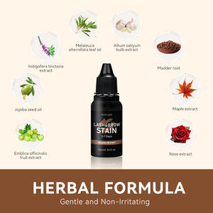 Hennova Plant Based Free PPD No Need Developer Variants Black <span class=keywords><strong>Brown</strong></span> No Need Wipe 10ml Stay 3-7 Days Brow Lash Tint Stain <span class=keywords><strong>Gel</strong></span> - Product Image 5