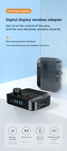 2-в-1 для <span class=keywords><strong>Bluetooth</strong></span> 5,3 аудио-передатчик приемник 3,5 мм AUX RCA оптический USB TF карта адаптер беспроводной стерео музыкальный ПК домашний Автомобиль - Product Image 2