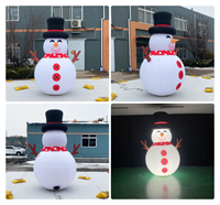 Figurine de neige gonflable de Noël de 3 m, en Oxford durable, imperméable, pour la décoration de Noël