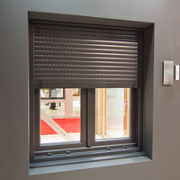 Fenêtre coulissante monobloc TOMA en acier inoxydable, écran pliant moderne en alliage d'aluminium, store vertical, plus de 5 ans, TMS55