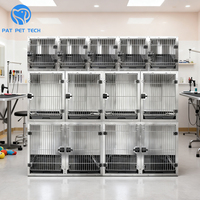 Cages et maisons pour animaux de compagnie durables en gros, cages pour animaux de compagnie de grande taille personnalisables, cages pour chiens en acier inoxydable 304 de qualité professionnelle, robustes