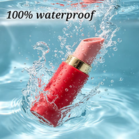 Lippenstift-Vibrator Tragbarer Mini-Lippenstift mit Eiervibration für G-Punkt und Klitoris-Stimulation Sexspielzeug Masturbationshilfe