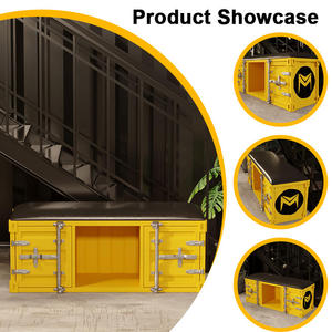 <span class=keywords><strong>เก้าอี้</strong></span>เหล็กอุตสาหกรรมสมัยใหม่ พร้อมที่เก็บของ เป็นมิตรกับสิ่งแวดล้อม เหมาะสำหรับบ้าน <span class=keywords><strong>บาร์</strong></span> อพาร์ทเมนท์ ร้านอาหาร ยิม ร้านขายเสื้อผ้า โรงแรม ห้องรับประทานอาหาร และห้องนั่งเล่น - Product Image 2