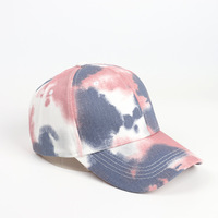 Gorra de Béisbol de Verano al por Mayor con Degradado Tie-Dye, 6 Paneles, Algodón, Visera Ajustable, Gorra Deportiva para Pesca al Aire Libre, Gorra con Logotipo Personalizado