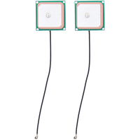 Antenne céramique GPS-GLONASS 1575,42 MHz, polarisation horizontale + verticale, conception active interne compacte, connecteur UFL 1,5