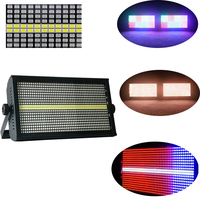 Luz estroboscópica LED RGBW de 1000W, 8 + 8 segmentos, DMX512, efecto de escenario para carreras de caballos, boda, DJ, discoteca, fiesta, Bar con fondo lavado