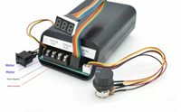 Pengontrol Kecepatan Motor PWM Tampilan Tachometer Digital Pengontrol Motor DC 2-Kabel Sakelar Maju/Mundur Dua Arah 60A 55V