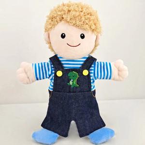 Marioneta de Mano de Personaje de <span class=keywords><strong>Dibujos</strong></span> <span class=keywords><strong>Animados</strong></span> de Diseño Personalizado, Juego Familiar para Padres e Hijos, Juguete de Peluche, Muñeca de Educación Temprana Familiar, Muñeca Familiar - Product Image 3