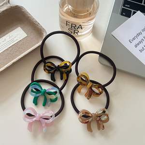 Coletero de Estilo Coreano con Lazo de Acetato de Alta Elasticidad, Banda para el Cabello Duradera y Antideslizante - Product Image 2