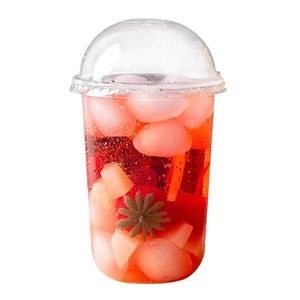 Vaso desechable Jinxinhuan de PET de 90 mm, 401, 500 ml, transparente, tipo Chubby, para fiestas. - Product Image 1