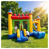 Château gonflable commercial pour enfants, aire de jeux extérieure et location pour événements