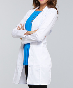 Vêtements de travail chirurgicaux en coton polyester médical pour hôpitaux OEM Vêtements de travail chirurgicaux Blouse de laboratoire blanche - Product Image 2