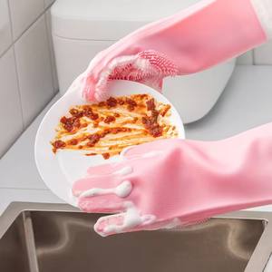 Guantes <span class=keywords><strong>de</strong></span> silicona <span class=keywords><strong>de</strong></span> chenilla impermeables <span class=keywords><strong>de</strong></span> alta calidad, grado <span class=keywords><strong>de</strong></span> seguridad alimentaria, fácil lavado diario <span class=keywords><strong>de</strong></span> platos para uso familiar, <span class=keywords><strong>precio</strong></span> <span class=keywords><strong>de</strong></span> fábrica - Product Image 1