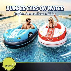 Nouvelle Voiture <span class=keywords><strong>Gonflable</strong></span> Électrique en PVC avec Hélice Aquatique, Jouet Bateau Flottant 1 Ensemble pour Lacs et Piscines - Product Image 2