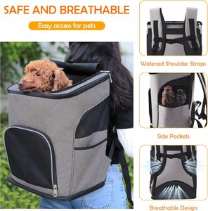 Factory Cat Travel Carrier Pets' <b>Backpacks</b> Bag Carrying Dog Carrier <b>Backpack</b> for <b>Small</b> Dogs Pet Carrier <b>Backpack</b> Pets' <b>Backpack</b> - Product Image 2