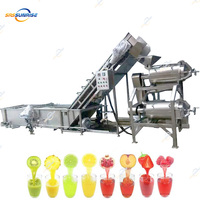 Industriële groente- en fruitsapcentrifuge, aardbeien-, druiven-, pruimen-, abrikozen-, kweepeerv-, sinaasappel-, passievrucht-, mango- en ander fruitpulper/pulpmachine