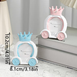 Bingkai Foto Resin Grosir Kreatif Bentuk Mahkota Mobil Miniatur Bingkai Foto untuk Anak-Anak - Product Image 2