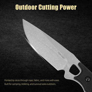 سكين صيد وتخييم وصيد الأسماك من مصنع بايوهنغ، سكين ذو نصل ثابت، سكين نجاة، أداة خارجية احترافية من الفولاذ - Product Image 4