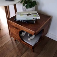 Universel Intérieur Quatre Saisons Bois Chat Chenil Chat Litière Chat Maison Acier Enceinte Meubles Armoire Maison Cadeau