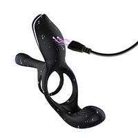 Masseur personnel vibrant pour homme, anneau pénien avec télécommande sans fil