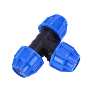 Raccord de compression PP pour tuyau PE bleu clair haute pression PN16 - Product Image 4
