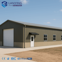 Bâtiment à ossature métallique pour zones de production industrielle