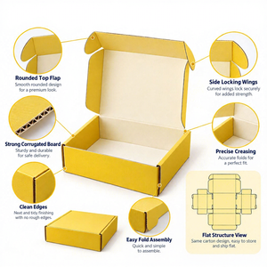 Caja de Cartón Corrugado Plegable Personalizada de Lujo, Ecológica y Resistente al Polvo, Impresión Offset Directa de Fábrica FX, para Empaque de Snacks para Mascotas - Product Image 2