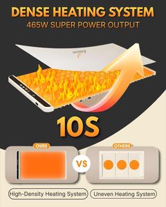 Square Silicone <b>Soft</b> Considerate Touch Control Portable Table Warm Board Intelligent Constant Temperature Winter Silicone Materi - Product Image 4