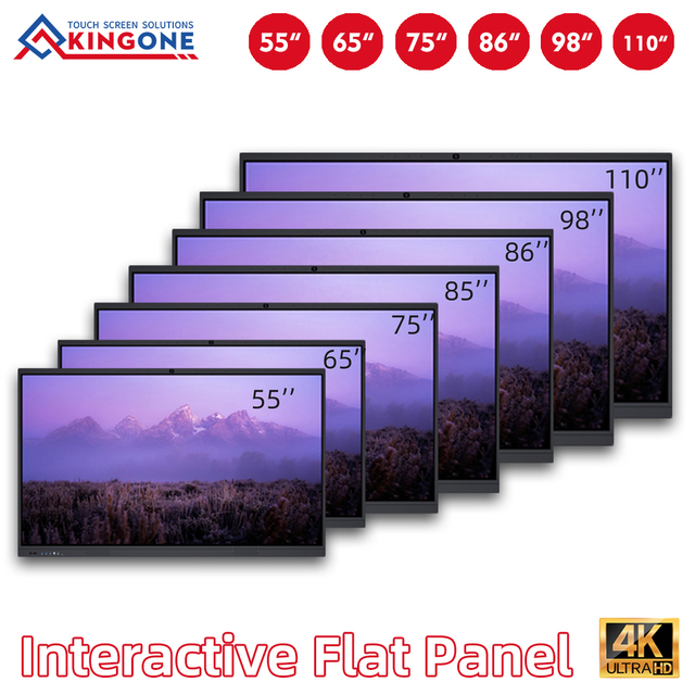 KINGONE KINGONE 65 Inch Interactive White Board Touch Screen Digital Display Interactive Flat Panel for Conference