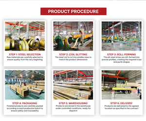 Revêtement Duracoat Système agricole en acier de type léger Botte de toit de maison résidentielle légère Grade G550 JIS Standard VietNam - Product Image 5