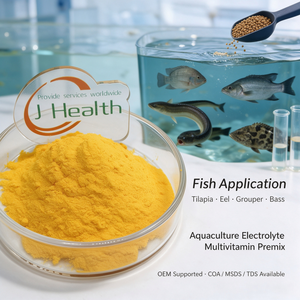 Prémélange d'électrolytes et <span class=keywords><strong>de</strong></span> multivitamines en poudre soluble dans l'eau pour l'aquaculture en gros – Additif alimentaire pour poissons, crevettes et crabes - Product Image 4