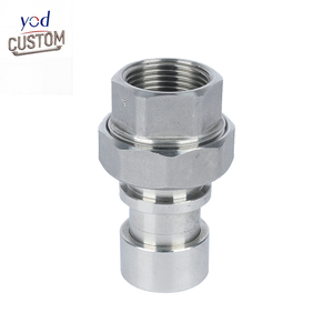 Composants personnalisés YOD, fonderie <span class=keywords><strong>de</strong></span> précision, raccord mâle en acier inoxydable 304/316, pour eau, gaz, GPL, CVC, certifié NSF/ANSI - Product Image 1