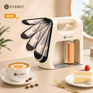 EVEBOT Smart Portable Edible <b>Ink</b> Printer with Touchscreen & Visual Positioning for Coffee, Cake & Food Decoration - Product Image 2