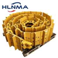 Ensemble de chaînes de chenilles robustes pour bulldozer, pièces de train de roulement CAT D6 D7 D8 Komatsu D65 D85 D155, ensemble de maillons de chenilles, groupe de chenilles
