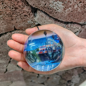 Boule de mémoire rechargeable 4 Go avec écran LCD, boule vidéo magique 3D électronique en cristal pour cadeau - Product Image 1