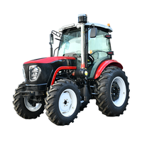 Tracteur agricole à quatre roues motrices de 80 CV, machine agricole multifonctionnelle à moteur diesel