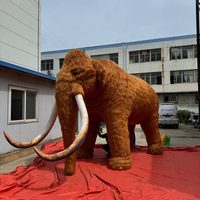Mamouth et éléphant gonflables géants de 8 à 10 pieds, impression numérique, imperméables, pour publicité extérieure, simulation d'animaux sauvages