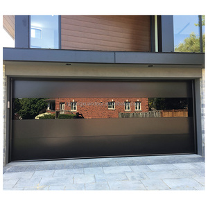 Porte de <span class=keywords><strong>garage</strong></span> roulante moderne en aluminium anti-effraction avec miroir, exportée au <span class=keywords><strong>Costa</strong></span> Rica - Product Image 6