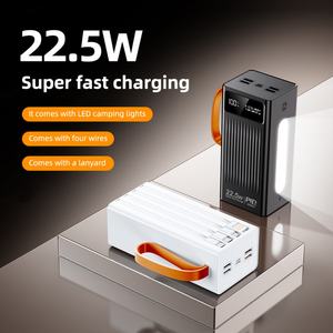 Cargador Portátil Personalizable con Logotipo, Carga Rápida de 22.5W, 6 Puertos, 50000mAh/30000mAh, Gran Capacidad, Cables Integrados - Product Image 2