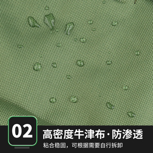 Baolian Oxford Cloth <b>Tool</b> <b>Roll</b> <b>Bag</b> Thickened Canvas 44.5x40x8.5cm Water Resistant Multi Pocket Storage For Plumbing Electrical - Product Image 4