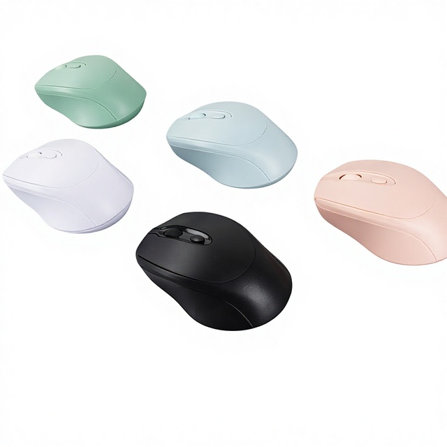 Lulin Mini LED Backlit Rechargeable 2.4G Wireless BT Gaming Mouse for Home Office & Business Laptop/Desktop Use