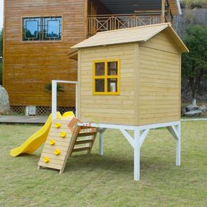 Maison de jeu en bois de pin <span class=keywords><strong>pour</strong></span> enfants, maison de jeu en bois à faire soi-même, maison de jeu en bois <span class=keywords><strong>pour</strong></span> enfants, ensemble de jeux - Product Image 4