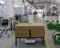 Robot mobile autonome de 150 kg de capacité, robot logistique d'entrepôt AGV AMR avec levage de 5 cm et évitement d'obstacles