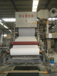 Machines de fabrication de papier hygiénique de 2700mm utilisant du papier usagé comme matière première, fournisseur complet de machines à papier de soie - Product Image 4