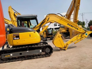 Presque neuf, d'occasion, Komatsu PC78us-6, machine de terrassement d'origine japonaise en stock, Komatsu PC78 130 160 200, excavateur prêt à travailler - Product Image 6