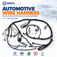 Faisceau de câbles automobile 18-24AWG avec connecteur étanche 2-8 broches, personnalisé OEM pour systèmes électriques de véhicules