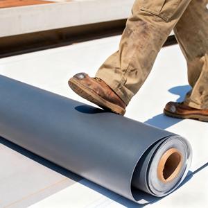Lámina Impermeabilizante TPO de 1.8mm, Resistente a la Decoloración y a los Rayos UV, Ecológica, de Uso Industrial, Directo de Fábrica TFY, con 5 Años de Garantía - Product Image 1