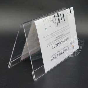 Exhibidores de Acrílico Transparente Personalizados en Formato A4/A5/A6 para Menús, Regalos, Compras, Dulces, Tarjetas de Lugar - Product Image 1