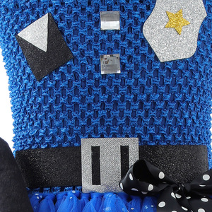 <span class=keywords><strong>Disfraz</strong></span> de Judy de Zootopia para Niñas, Falda Tutú de Conejita Policía, Vestido con Falda Abultada + Sombrero, Disfraces de Halloween - Product Image 5