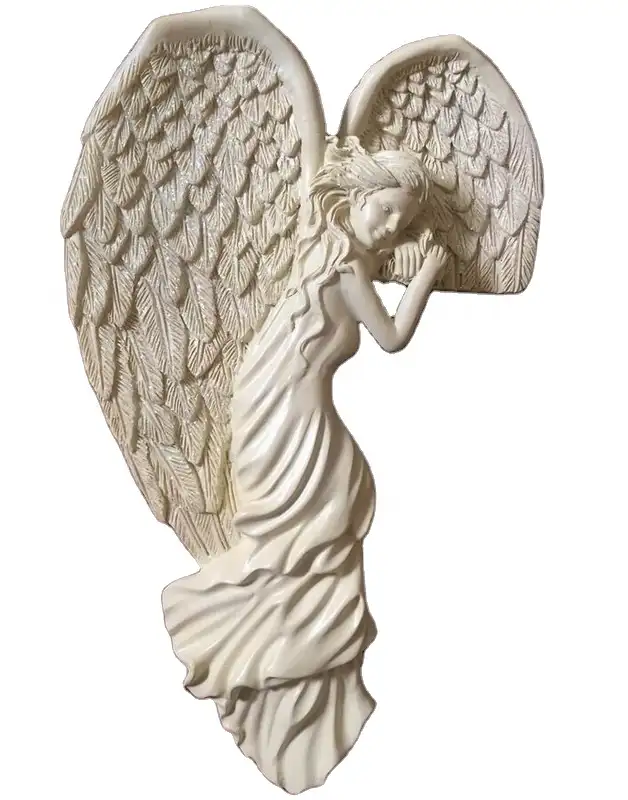 Полирезиновый ангел, угловая сиделка, полирезиновый ангел на углу, украшение ангела на дверь